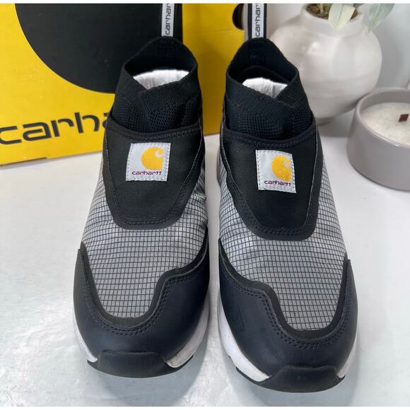 Carhartt Haslett FS2481-M Nano Toe Work Shoes Sneaker Black Gray Men\'s 8.5 Wide main image 4